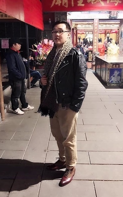 硬漢風格，適合涼涼的天氣，跟低彌的內心