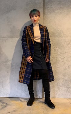 格子大衣