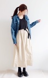 THE MUL. 日本直送JP 鬆緊腰帶設計長裙的時尚穿搭
