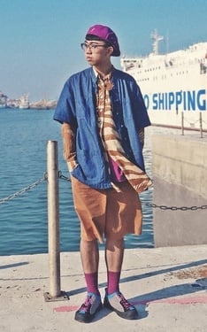 海邊男紫