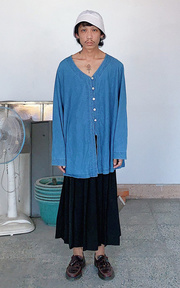 one day : breakfast in skirt