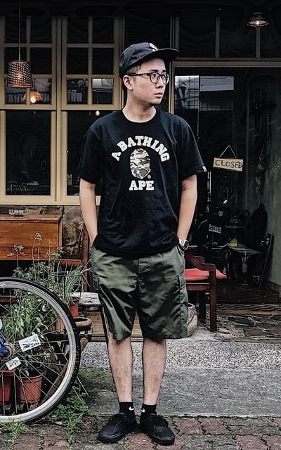 穿搭日常：身為一個生物老師，把猿人穿在身上是很合理的！