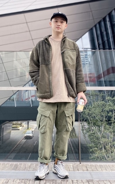 軍綠搭配
