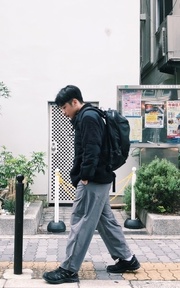 在心齋橋的穿搭