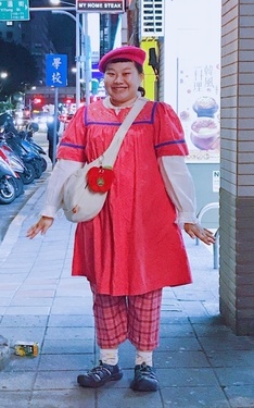 時尚穿搭：阿姨桃紅系列