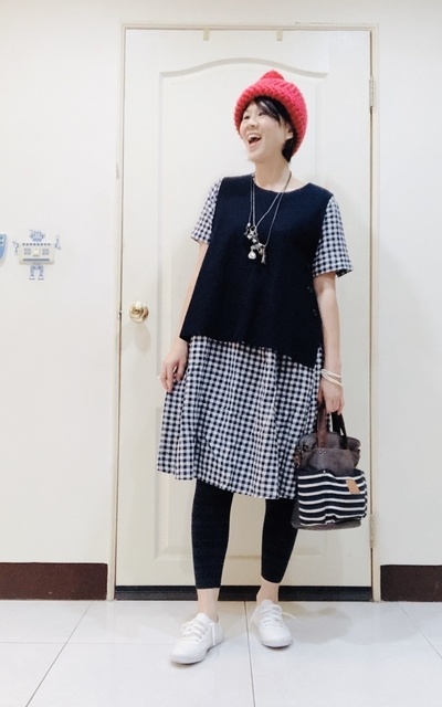 藍白格子風
