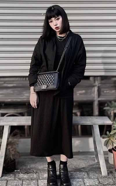 Black.