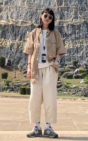 大地色系ootd