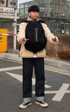 COVERNAT [COVERNAT] 20SS CORDURA AUTHENTIC SPIDER RUCKSACK BLACK的時尚穿搭