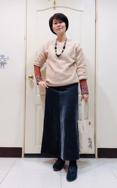 卡其+灰藍