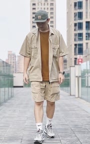 卡其穿搭