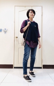 紅+藍+牛仔