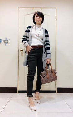 對付腰內肉,長版針織