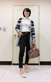 對付腰內肉,長版針織