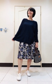 藍+花