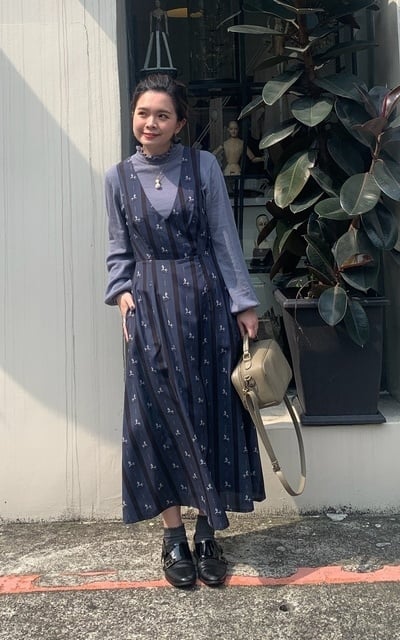 優雅藍系女伶