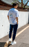 COVERNAT CXPEANUTS 70TH SURFING SNOOPY TEE WHITE的時尚穿搭
