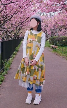 賞櫻穿搭