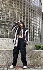 誰說肉肉女不能露肚子。
