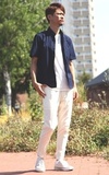 CIAO  日本製牛津短袖襯衫的時尚穿搭