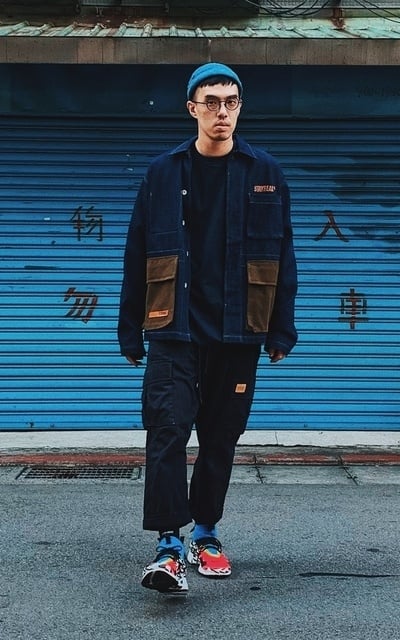 今天是一個藍人