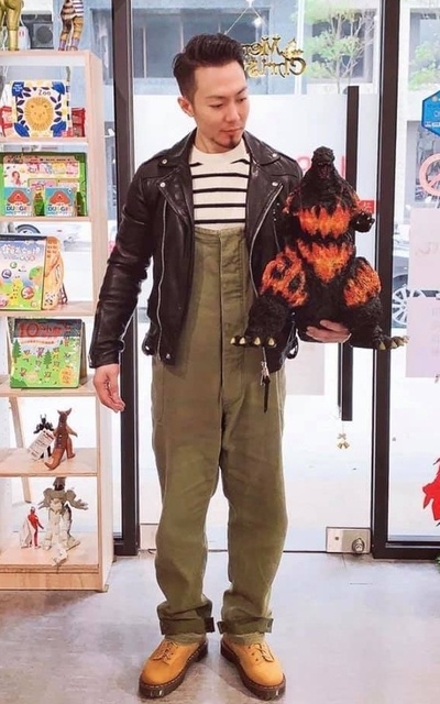 overalls vs Godzilla