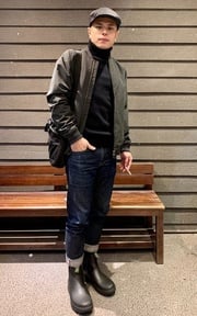 冬日的雨天時尚