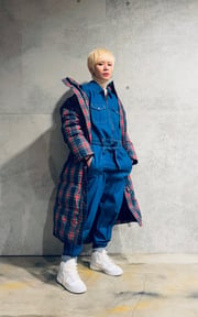 nike dunkhigh 七日穿搭之第五日～～連身褲