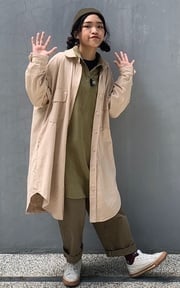 大地色混搭ootd