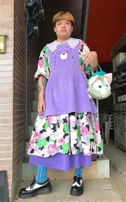 紫色の胖子