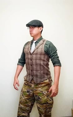 粗獷風格迷彩紳裝
