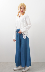 J-WELL 素面單釦棉麻感襯衫的時尚穿搭