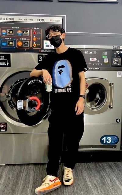 黑色寬鬆
