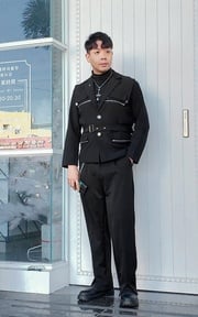 黑暗INS西裝
