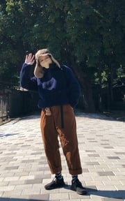 很暖的一天