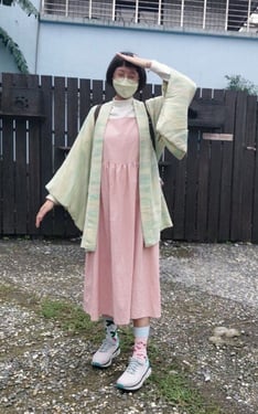 顏色粉粉的