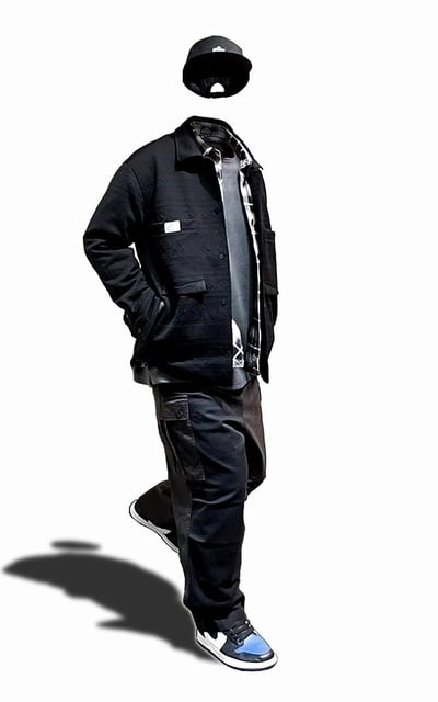 「黑白灰中性色的聚焦效果」