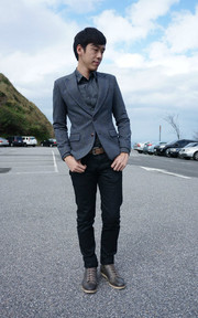 Only Grey and Black