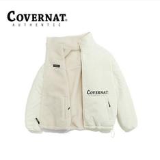 COVERNAT 的 [COVERNAT] RED VELVET YERI 兩穿式羊毛外套(象牙白/黑色)