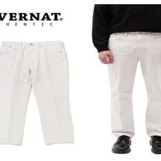 COVERNAT 的 [COVERNAT] 20SS SLIM CROP CREAM JEAN