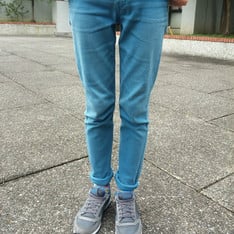 CHEAPMONDAY 的 藍色休閒長褲