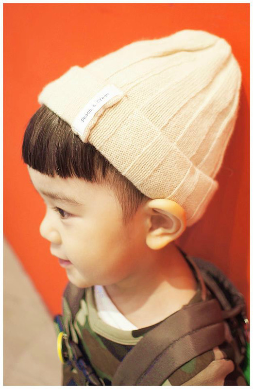 MILO.COM 的 BABY韓國針織帽