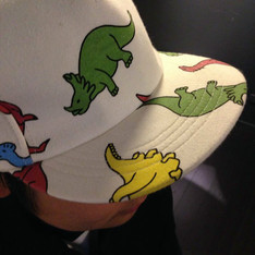 BEACH VINTAGE 的 恐龍棒球帽