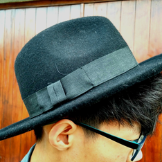 無品牌 的 大帽沿紳士帽