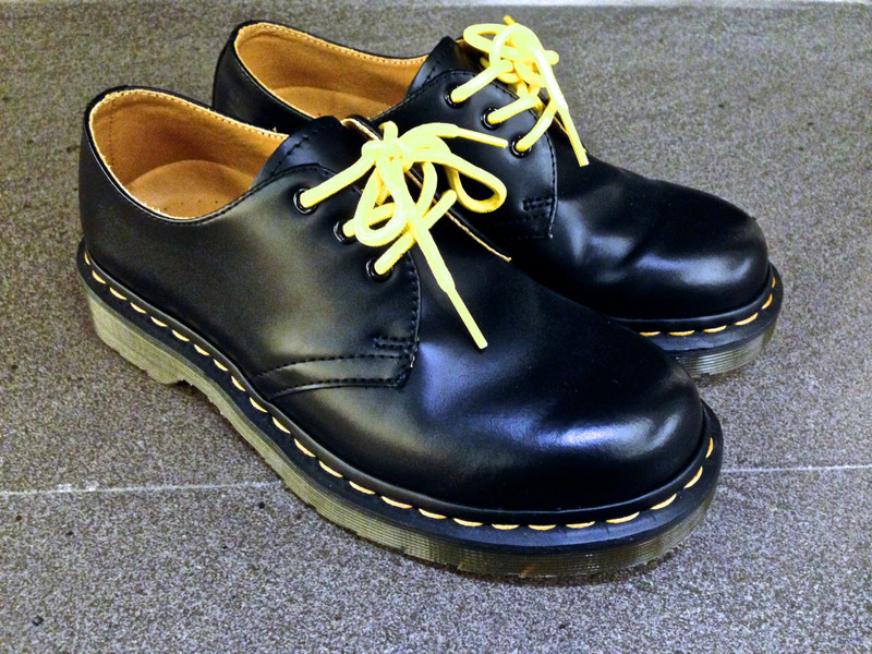 DR. MARTENS 的 DR.MARTENS黑色3孔靴