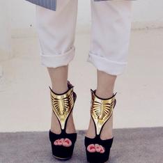 C'ESTCHIC潮物 的 金屬裝飾高跟鞋