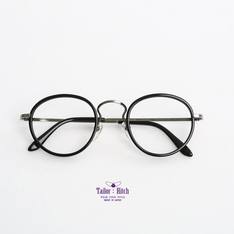 TAILOR HITCH 的 黑色圓框眼鏡