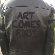 ART COMES FIRST 的 皮衣外套