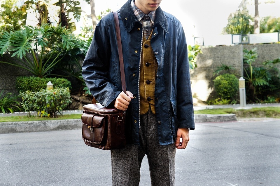 Barbour油布外套的穿搭資訊 Dappei