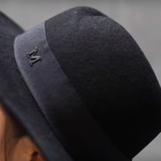 無品牌 的 黑色紳士帽